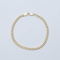 سوار ذهب جنزير ناعم عيار 18 وزن 2.65 جرام - تصميم...