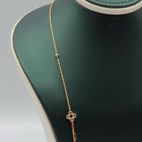 عقد ذهب الشال دورين عيار 18 وزن 2.52 جرام