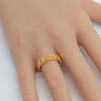 خاتم ذهب غصن الزيتون عيار 21 وزن 1.8 جرام