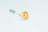 خاتم ذهب تصميم الدوريكاء عيار 21