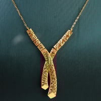 طقم ذهب طوق عيار 21 وزن 8.5 جرام