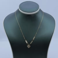 سلسال ذهب القلب عيار18 وزن 1.13 جرام