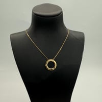 عقد ذهب اللوف تصميم الماسي روز قولد عيار 21 وزن 4...