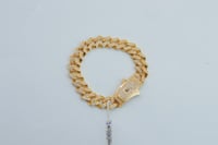 اسوارة موناكو ذهب عيار 21 تصميم الماسي وزن 24.92 ج...