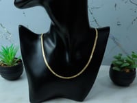 سلسال ذهب فلات يلبس وجهين عيار 18 وزن 6.6 جرام