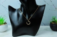 سلسال المسمار تصميم الماسي ذهب عيار 21 بوزن 2.2 جر...