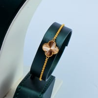 طقم ذهب الفان كليف خمس وردات الحجم الكبير عيار 21...