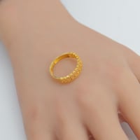 خاتم ذهب غصن الزيتون عيار 21 وزن 1.8 جرام