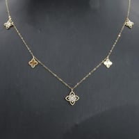 تشوكر ذهب نواعم تصميم الماسي عيار 18 وزن 1.15 جرام