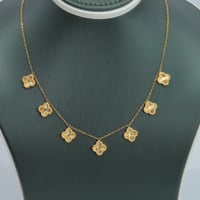 تشوكر ذهب الفان كليف سبع وردات عيار 21 وزن 4.4 جرا...