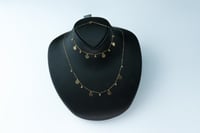 كلكشن ذهب سلسال مع الاسوارة تصميم الماسي عيار 18