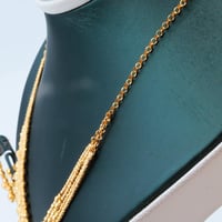 طقم ذهب كور الببلز الملكي عيار 21 وزن 34.81 جرام