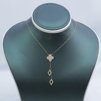 سلسال ذهب الفان كليف تصميم الماسي عيار 18 وزن 1.45...