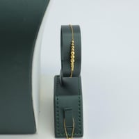 طقم ذهب عيار 21 بتصميم الببلز الانيق وزن 3.7 جرام