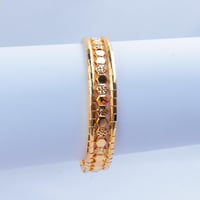 غوايش ذهب عيار 21 بكج كوبرا مع شومية وزن 14.9 جرام