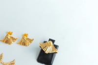 نصف طقم ذهب الرمش السادة عيار 21 وزن 4.8 جرام