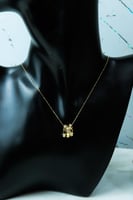 سلسال شومية الماسي ذهب عيار 18 وزن 3.3 جرام