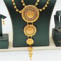 طقم ذهب كرسي جابر جامبو عيار 21 وزن 21.3 جرام