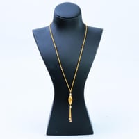 سبحه طويله ذهب عيار 21 وزن 4.8 جرام