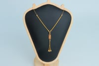 سبحة ذهب الوردة شكل المبروم عيار 21 وزن 3.1 جرام