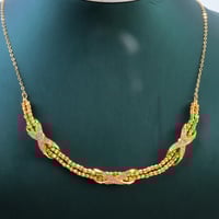 طقم ذهب تركي ثقيل وراهي عيار 21 وزن 22.70 جرام