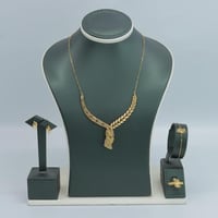 طقم ذهب عيار 21 وزن 8.99 جرام