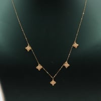 تشوكر ذهب عيار 18 تصميم الماسي وزن 1.4 جرام