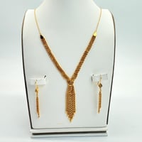 طقم المبروم ذهب صافي عيار 21 وزن 17.9 جرام