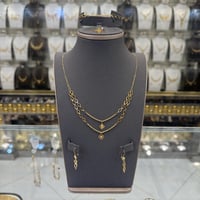 طقم ذهب عيار 21 وزن 4.6 جرام