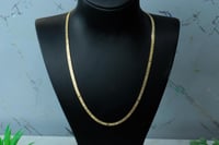 سلسال ذهب فلات يلبس وجهين عيار 18 وزن 6.6 جرام