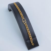 سوارة ذهب CD تصميم الجنزير عيار 21 وزن 6.25 جرام