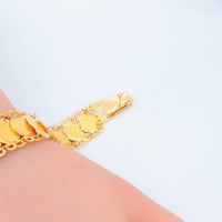 سوارة ذهب تصميم الجنيهات عيار 21 وزن 9.78 جرام