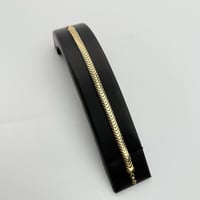 سوارة ايطالي تصميم غصن الزيتون ذهب صافي عيار 21 وز...