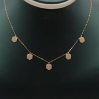 تشوكر ذهب عيار 18 تصميم الماسي وزن 1.4 جرام