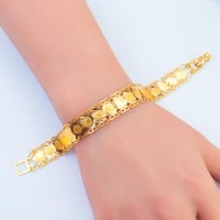 سوارة ذهب تصميم الجنيهات عيار 21 وزن 7.45 جرام