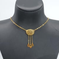 مخنق ذهب عيار 21 وزن 2.86 جرام