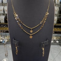 طقم ذهب عيار 21 وزن 4.6 جرام