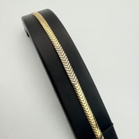 اسوارة ذهب ناعمه عيار 21 بتصميم ايطالى الماسي وزن...