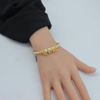 اسوارة ذهب هندي عيار 21 بتصميم عصري وزن 15.76 جرام