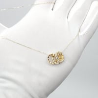 سلسال شومية الماسي ذهب عيار 18 وزن 3.3 جرام