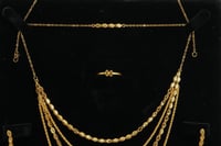 طقم ذهب اربعة دور عيار 21 وزن 12.2 جرام