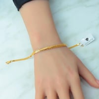 سوارة ذهب مميزة عيار 21 وزن 6.5 جرام