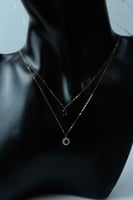 سلسال ذهب دورين تصميم الماسي عيار 18 وزن 0.8 جرام