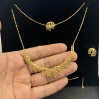 طقم عيار 21 وزن 9.7 جرام