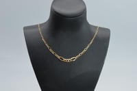 عقد ذهب الجنزير عيار 18 وزن 2 جرام