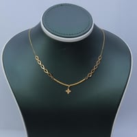 سلسال ذهب عيار 21 وزن 1.2 جرام