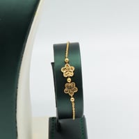 طقم ذهب إيطالي صافي عيار 18 – تصميم دوائري أنيق بو...