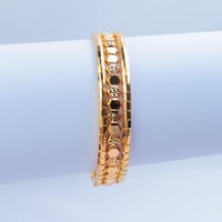 غوايش ذهب عيار 21 بكج كوبرا مع شومية وزن 14.9 جرام