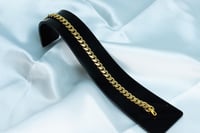 سوارة ذهب جنزير عيار 18 وزن 9.6 جرام