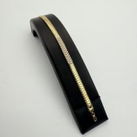 اسوارة ذهب ناعمه عيار 21 بتصميم ايطالى الماسي وزن...